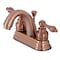 Kingston Brass KB561ALAC Restoration 4" Centerset Bathroom Faucet, Antique Copper KB561ALAC - alternate 1